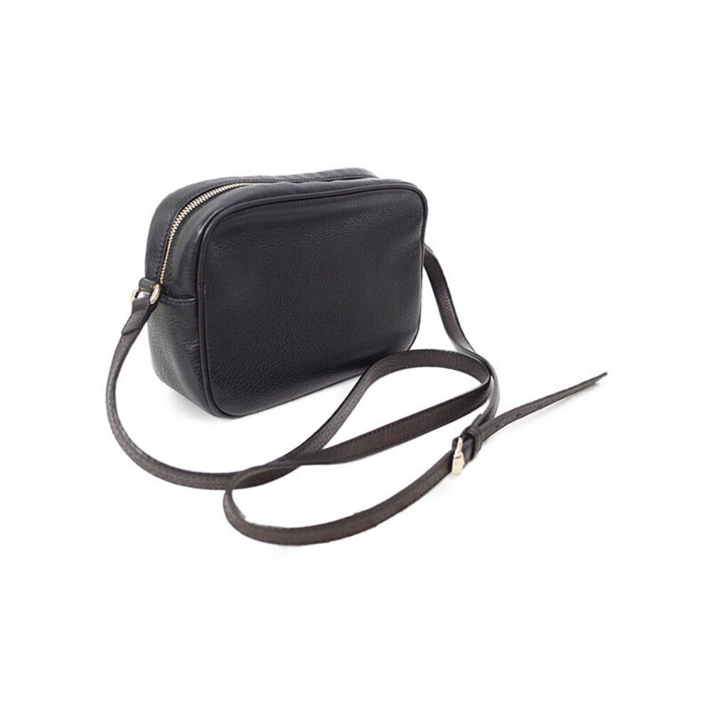 Gucci Soho Disco Pebbled Leather Interlocking GG Tassel Crossbody Bag